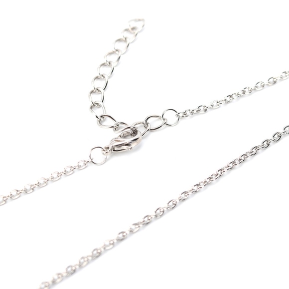 Silver Pineapple Necklace Dainty Delicate Pendant - Picture 5 of 8